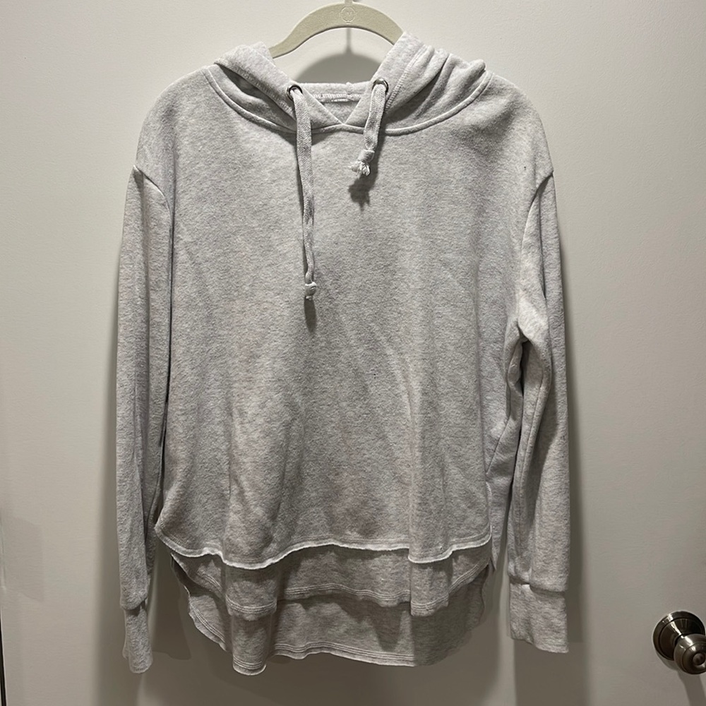 Grey tunic hoodie